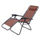 thumbnail image 2 of Silla reclinable plegable de malla morada de tela de repuesto perforada sin gravedad de 160x43cm Sillón reclinable Diamo, 2 of 5