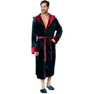 Hanes Men's Cozy Fleece Robe - Walmart.com