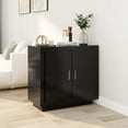 thumbnail image 3 of vidaXL Sideboard Buffet Console Cabinet for Kitchen Entryway Engineered Wood, 3 of 67