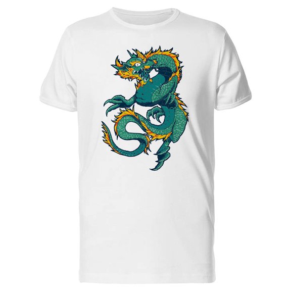 Traditional Green Asian Dragon.  Tee Men's -Image by Shutterstock