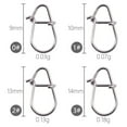 thumbnail image 2 of Carp Fishing Snap Swivels Set Fishing Equipment Spinning Ball Universal Fishing Snap Clip, 2 of 9