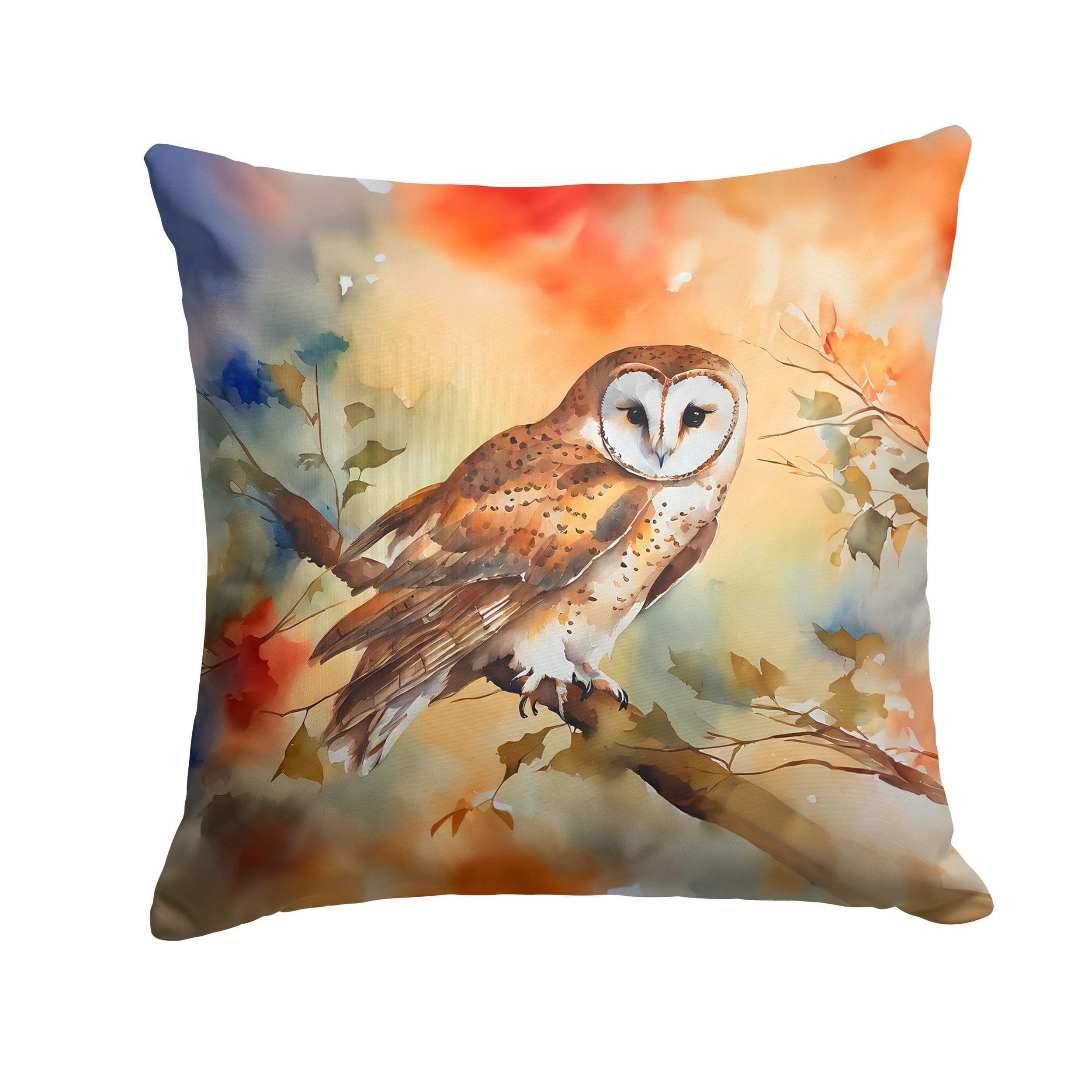 Burrowing Owl Throw Pillow 14 in x 14 in