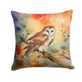 thumbnail image 3 of Eastern Screech Owl Throw Pillow 14 in x 14 in, 3 of 7