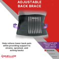 thumbnail image 3 of Soporte para espalda MUELLER Sports Medicine ajustable negro S/M, 3 of 9