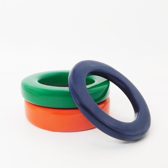 Markwort PowerSwing Baseball and Softball Donut Bat Weight Set - 4 Oz, 8 Oz and 12 Oz - Improve Bat Speed & Power