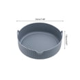 thumbnail image 3 of Round Air Fryer Liner Non-Stick Silicone Basket Reusable Air Fryer Accessories Silicone Material 3 Colors for Air Fryer, 3 of 11
