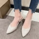 thumbnail image 2 of Amzcrzy Zapatos de mujer,Zapatos de mujer,Zapatillas de mujer, Sandalias de tacón medio con hebilla y punta puntiaguda para mujer Sandalias Mujer Zapatillas De Casa, 2 of 5