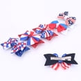 thumbnail image 7 of Zanarzt Cute Hair Clips America 250 Hair Bow Flag Bowknot 4th Of July Hair Bow Pin Bow Hair Clips Red,3-12 Years, 7 of 7