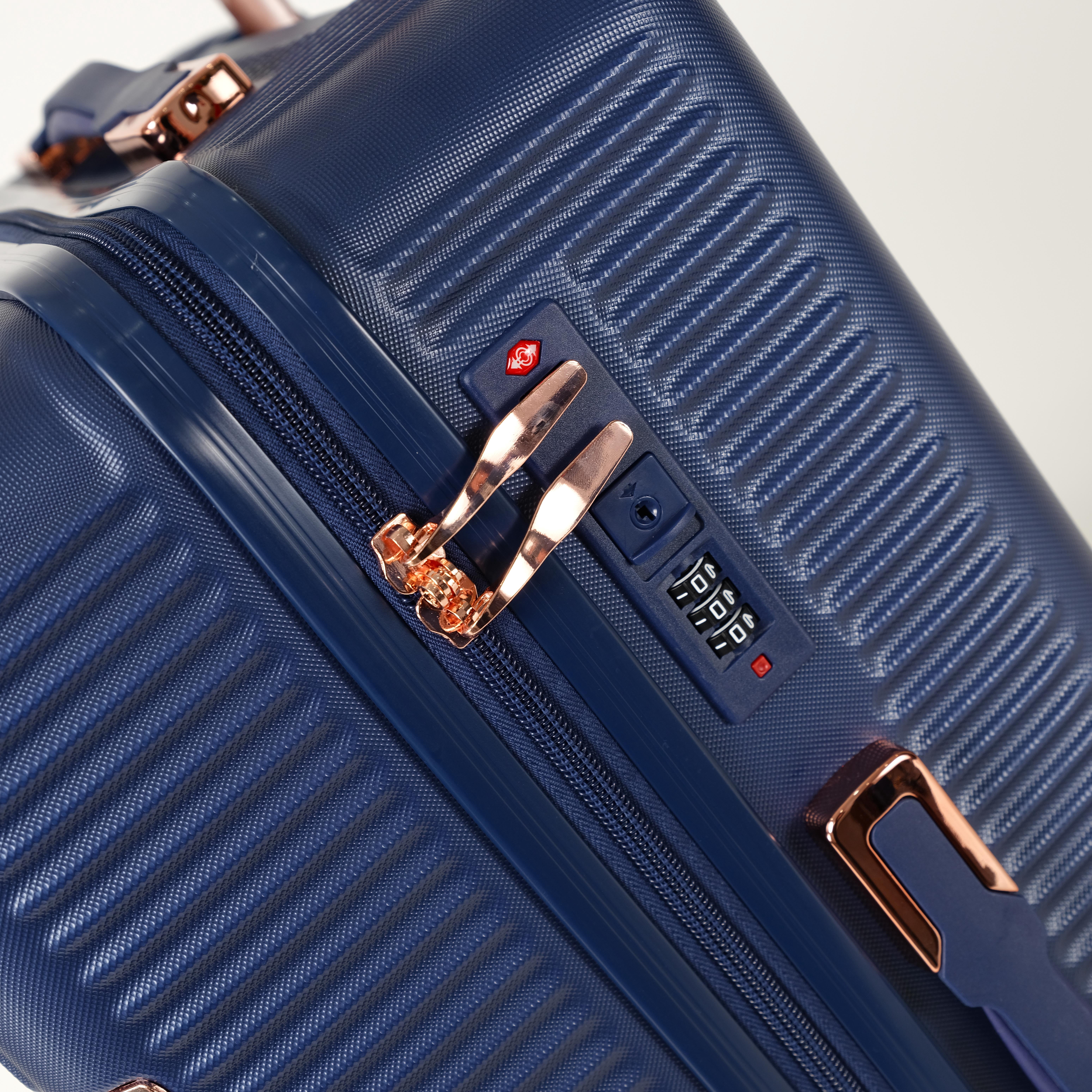 4-Piece Hard Luggage, 360°Dual Rotating Four-Wheel Luggage, Password Lock