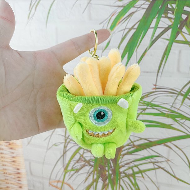 Llavero con colgante de muñeco de la serie Fries de Sanrio con dibujos animados, bolsa para pareja Kulomi, lote de muñecos colgantes