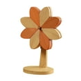 thumbnail image 1 of Posavasos de madera con aislamiento térmico para bebidas, centro de mesa antideslizante para cocina con 3 posavasos, 1 of 9