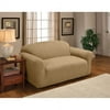 TexStyle Wavy Stretch Loveseat Slipcover