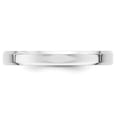 thumbnail image 5 of Auriga Fine Jewelry 14K White Gold 3mm Beveled Edge Women's Wedding Band Size- 13, 5 of 6