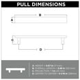 thumbnail image 6 of Franklin Brass P40846k-B1 Simple Chamfered 5-1/16" Center To Center Bar Cabinet Pull -, 6 of 6