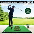 thumbnail image 6 of Birdie Golf: Birdie Mat Pro - Swing Training Aid, Sequin Tech Surface, Analyze Swing Path & Ball Impact, Portable In- Outdoor, 19.25" Sports Accessory, 6 of 8