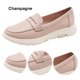 thumbnail image 1 of Zapatos vestir mocasines Slip-On PU cuero Ligero, 1 of 8