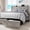 Light Grey, variant on Einhomn Twin Bed Frame with 4 Storage Drawers, Platform Bed Frame with Storage Upholstered Headboard & Charging Station, Black