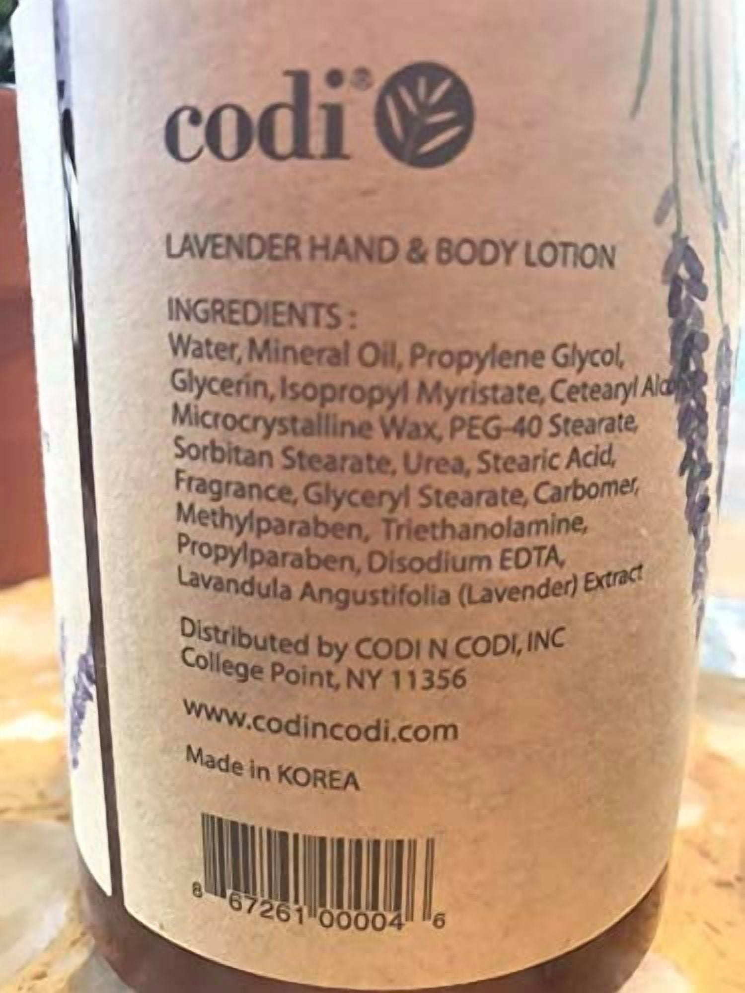 CODi Lavender Lotion - Lavender Body and Hand Lotion for Women and Men - Lavender Body Lotion with True English Lavender Scent - Less Greasy and Quick Absorbent - 1 750ml Bottle and 2 100ml Tubes