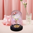 thumbnail image 1 of Fiudx Rosa Eterna, Luz Nocturna Led con Cúpula de Cristal, Decoración Floral de Aluminio de Colores, Regalo Romántico para Ella, Regalo Festivo Único, Perfecto para Aniversarios, Bodas o Cumpleaños., 1 of 6