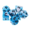 thumbnail image 2 of de Dados de Acrílico de 14 Piezas D20 D12 D10 D8 D6 D4 para DND RPG Y Enseñanza de Matemáticas Hugo Juegos de mesa de dados poliédricos, 2 of 10