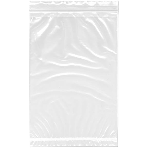 Plymor 6" x 9" (Pack of 100), 2 Mil with Pouch Zipper Reclosable Plastic Bags