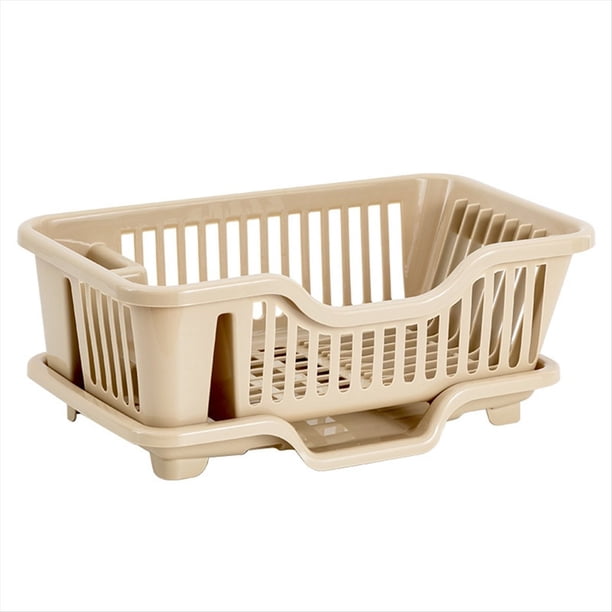 Estante para Secar Platos, Estante para Platos con Estante Organizador de Drenaje Automático, Estante para Platos y Juego de Escurridor para Mostrador de Cocina, Restaurante C