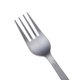 thumbnail image 5 of Juego de 3 utensilios para acampar, tenedor, cuchillo, cuchara de metal, cubiertos para acampar con mosquetón, 5 of 5