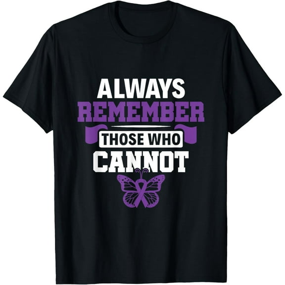 Always Remember Those Who Cannot - Alzheimer's Awareness T-Shirt