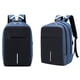 thumbnail image 5 of Mochila para computadora portátil, resistente al agua, antirrobo, con puerto de carga USB y cerradura, mochilas de negocios, azul oscuro, 5 of 6