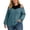 Light Blue, variant on cocolona Plus Size Sweaters for Women Trendy Off Shoulder Patchwork Long Sleeve Knit Fall Tops