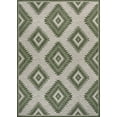 thumbnail image 4 of JONATHAN Y TUSCAN SUN 3 x 5 Area Rug, Lior Geometric Moroccan Diamond - Green/Cream, TSN202D-3, 4 of 9