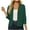 Green, variant on Penkiiy Women's 3/4 Sleeve Cropped Cardigan Sweater Open Front Short Shrugs Cardigans Lightweight Sweaters L Black