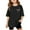 Black, variant on Gunia Girls Casual Short Sleeve T Shirts Kids Summer Tops Cute Bow Graphic Crewneck Basic Toddler Tees Tshirts Black