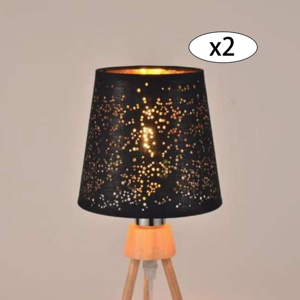 Cubierta de pantalla de tela Cubierta de lámpara de noche Lámpara Accesorio de pantalla Pantalla decorativa para candelabros Luz de piso y BLESIY Pantalla de lámpara