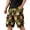 Green, variant on GrmtClth Halloween print shorts for men Spooky Pumpkin Casual Short Pants Quick Dry Adjustable Drawstring Utility Short Trousers Outdoor Fun Party Clothing Dark Gray L