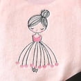 thumbnail image 6 of Zanarzt Kid Girl Clothes Girl Long Sleeve Bow Sweatshirt Denim Straight Leg Jeans Pants Fall Spring Outfits Set Pink,4-5 Years, 6 of 7