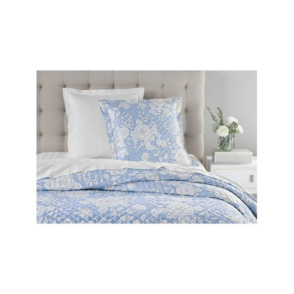 CHARTER CLUB DAMASK COLLECTION Bleu Clair Floral 30 X 30 Po Taie d'Oreiller