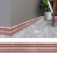 thumbnail image 1 of Moldura de esquina Naxoaeo Clearance para interiores y exteriores, despegable y adherible, líneas decorativas 3D para paredes, pisos, ventanas, puertas, techos y más, flexible, autoadhesiva, 238 x 8, 1 of 5