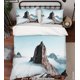 thumbnail image 3 of 3D Sky Snow Mountain Paisaje Funda de edredón Set Ropa de cama Set Funda de edredón, 3 of 3
