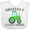 AA-White, variant on Inktastic Grandpa's Little Farmer Green Tractor Boys or Girls Baby Bib