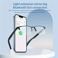 thumbnail image 3 of Premium color tint changing smart glasses feature touch operation and HD audio. Great for calls, music, driving, sports and office use. Stylish practical eyewear as a nice holiday gift., 3 of 12