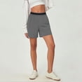 thumbnail image 5 of Hurxie Women's 5" Hiking Shorts UPF 50+ Quick Dry Lightweight Athletic Running Golf Summer Casual Shorts with Pockets Gray,2XL, 5 of 6