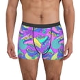 thumbnail image 1 of Lukts Disco Roller Skates Pattern Men's Underwear Covered Waistband Boxer Briefs-Large, 1 of 5