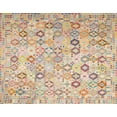 thumbnail image 1 of Ahgly Company Indoor Rectangle Contemporary Orange Salmon Pink Area Rugs, 7' x 9', 1 of 6