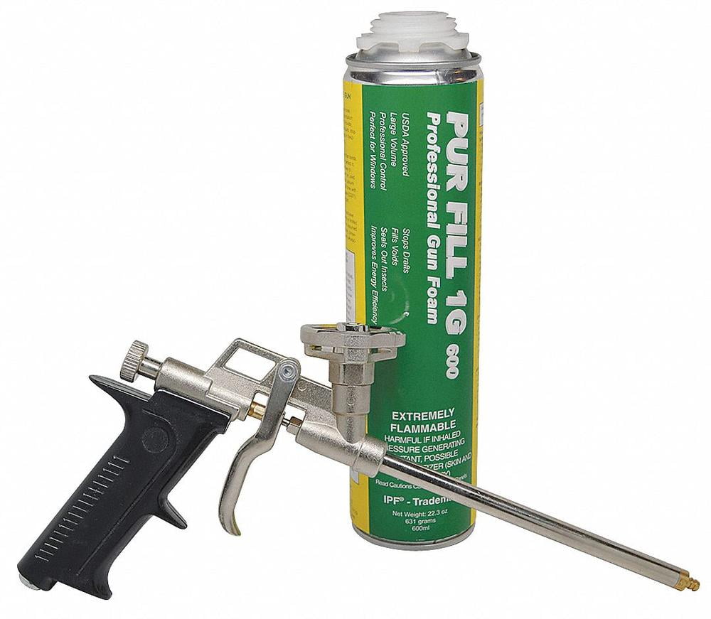 Todol Insulating Spray Foam Sealant Kit, Kit, Aerosol Can and Foam