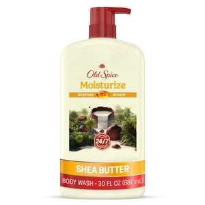Old Spice Moisturize Body Wash, Shea Butter