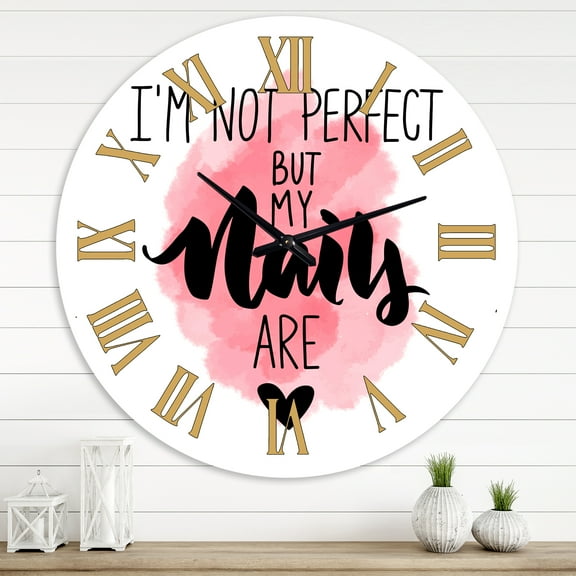 Designart 1 in Modern,Contemporary Wall Clock