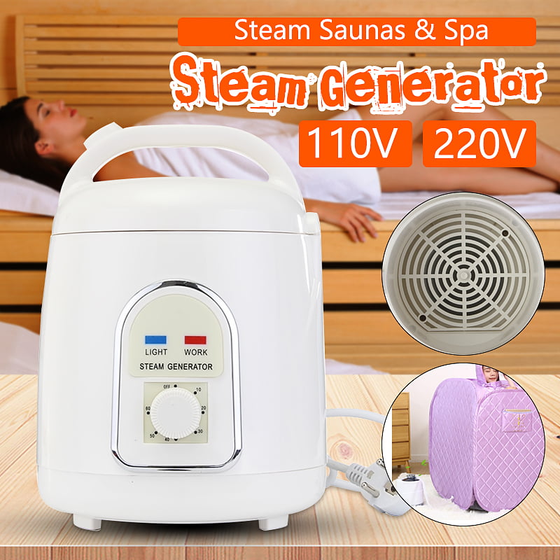 1.8L 110/220V Sauna Spa Steamer Steam Generator Portable Sauna Tent Body Therapy