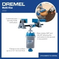 thumbnail image 2 of Dremel 2500-01 Multi-Vise Attachment for Rotary Tools, 3-in-1 Tool Holder, Rotates 360& Tilts 50°, 2 of 8