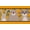 Honey Orange, variant on IBA Indianbeautifulart White Sloth|Bear & Rabbit Cartoon Velvet Trim Fabric Sewing Fabric Lace Dressmaking Printed Sewing Lace 9 Yards 3 Inches